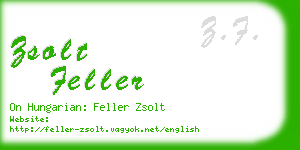 zsolt feller business card